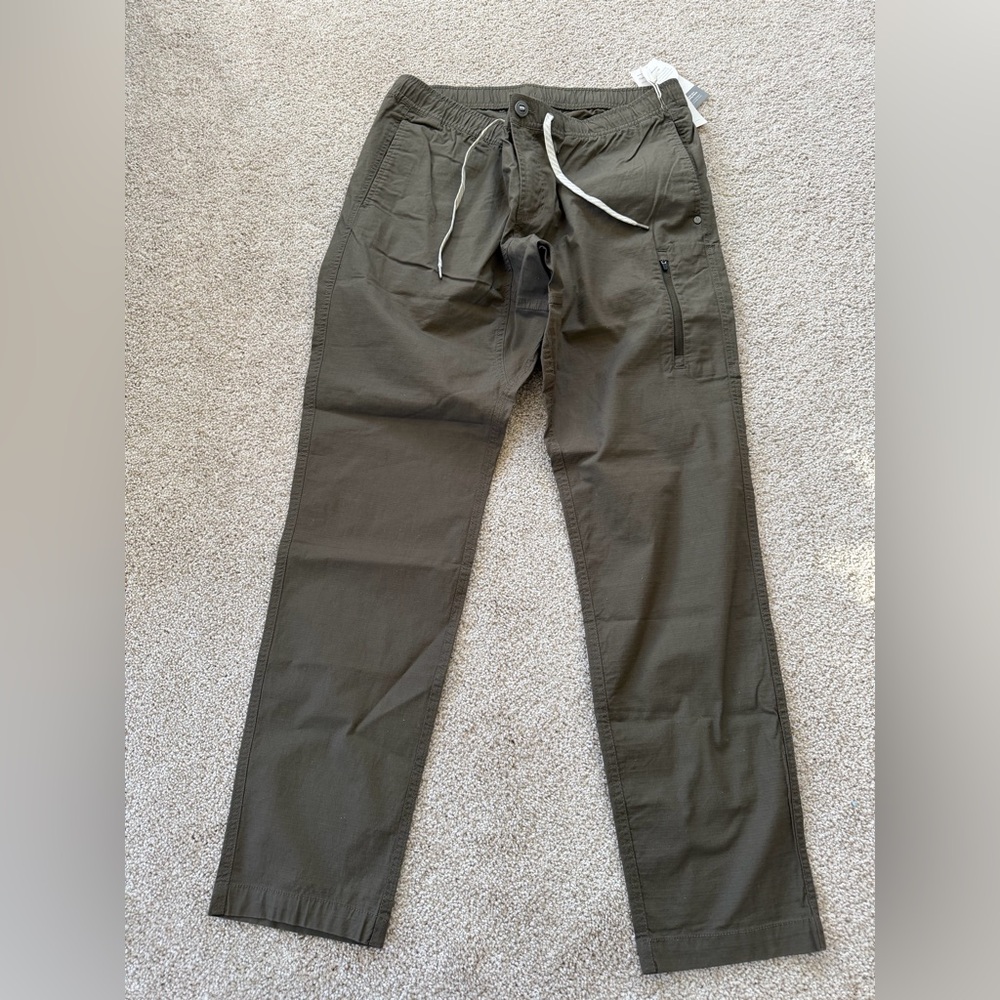 NEW VUORI men's ripstop climber pant in dark oregano XL - Picture 3 of 3